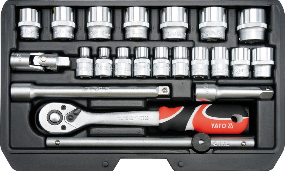 SOCKET SET 3/8" 22PCS (YT-38561)