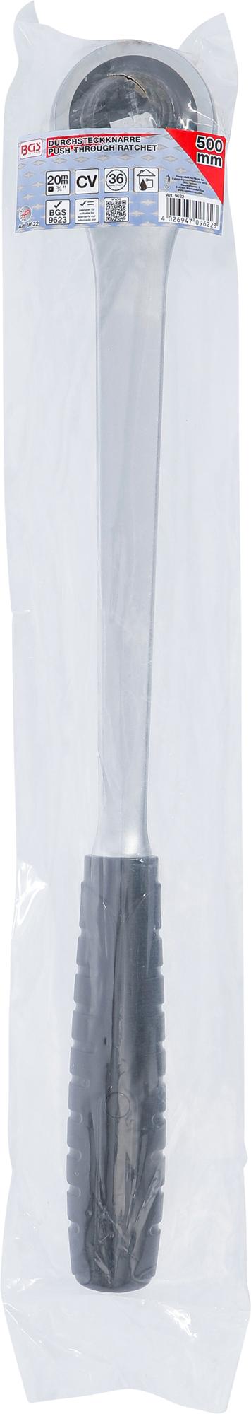 PUSH-THROUGH RATCHET | INTERNAL SQUARE 20 MM (3/4") (9622)