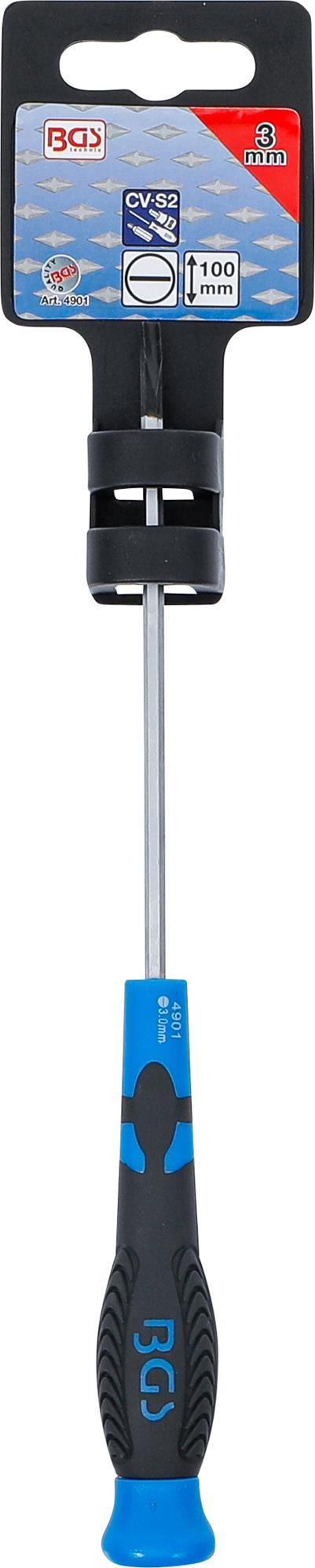 SCREWDRIVER | SLOT SL 3 MM | BLADE LENGTH 100 MM (4901)