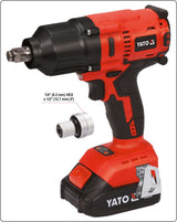 IMPACT WRENCH 18V 1/2'' 700NM - 3AH (YT-82806)