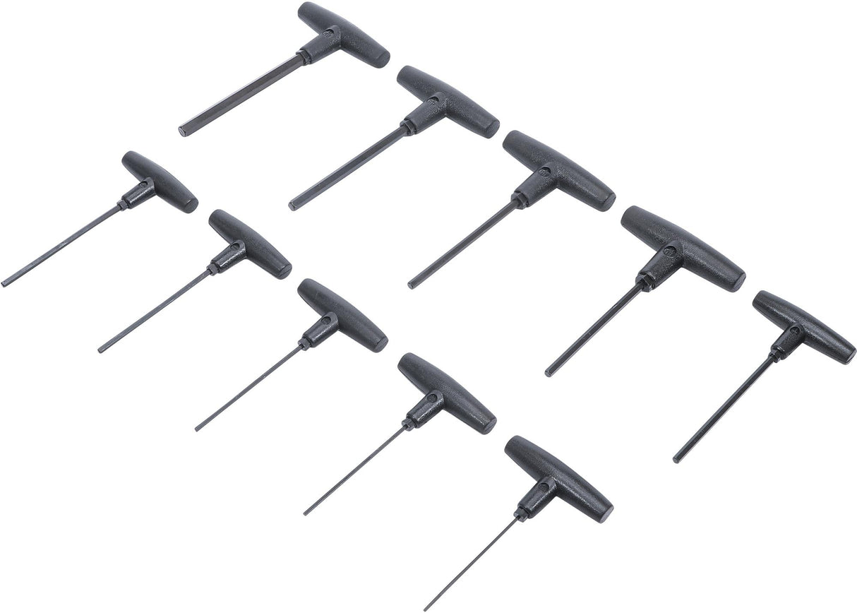 T-HANDLE SCREWDRIVER SET | INTERNAL HEXAGON 2 - 10 MM | 10 PCS. (791)