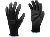 WORKING GLOVES, BLACK 9" (12 PAIRS) (74077)