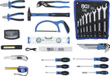 TOOL CARRYING CASE | REINFORCED PLASTIC | INCL. TOOL ASSORTMENT | 66 PCS. (70224)