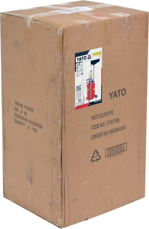 PNEUMATIC OIL DRAINS/EXTRACTORS 70L (YT-07190)