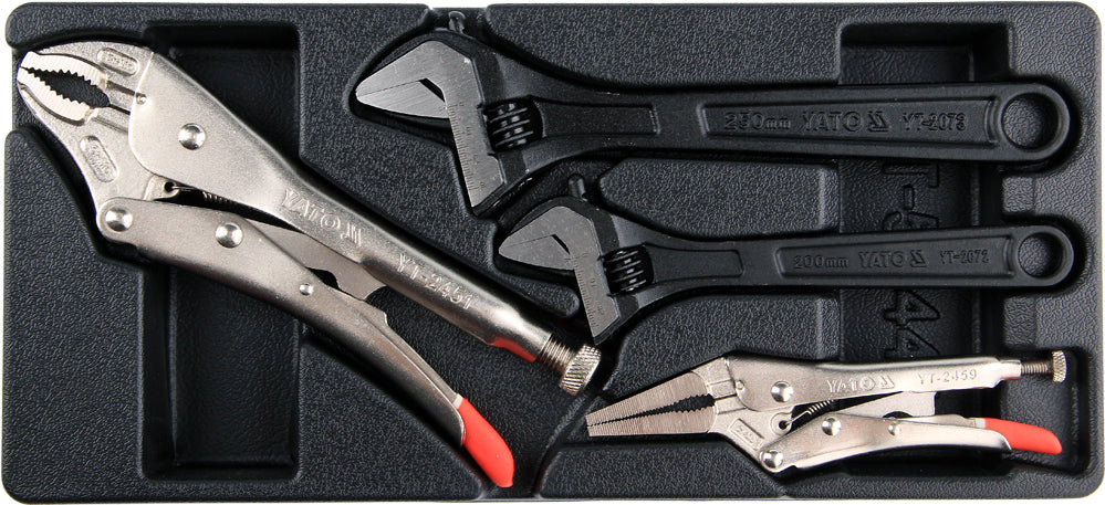 LOCK GRIP PLIERS AND WRENCHES 4PCS (YT-55444)