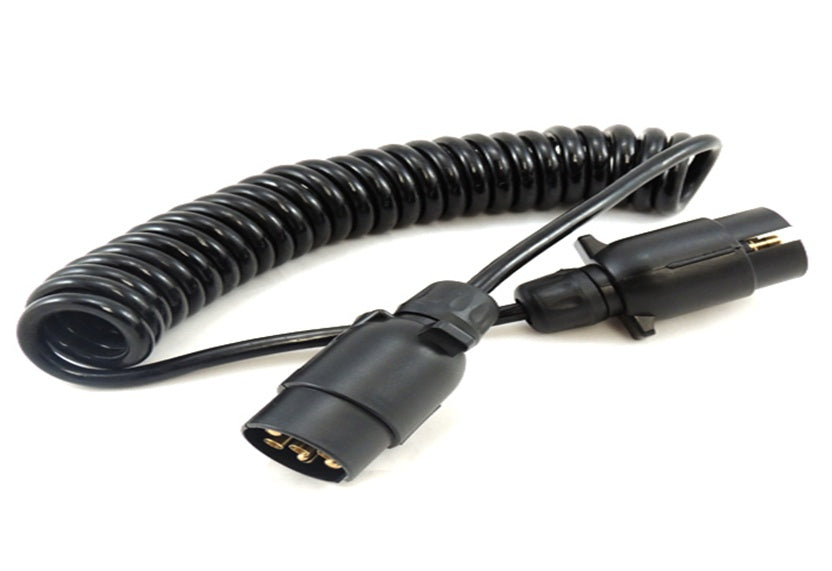 SPIRAL TRAILER CABLE 3.5 M, 2X7POL (TS35)