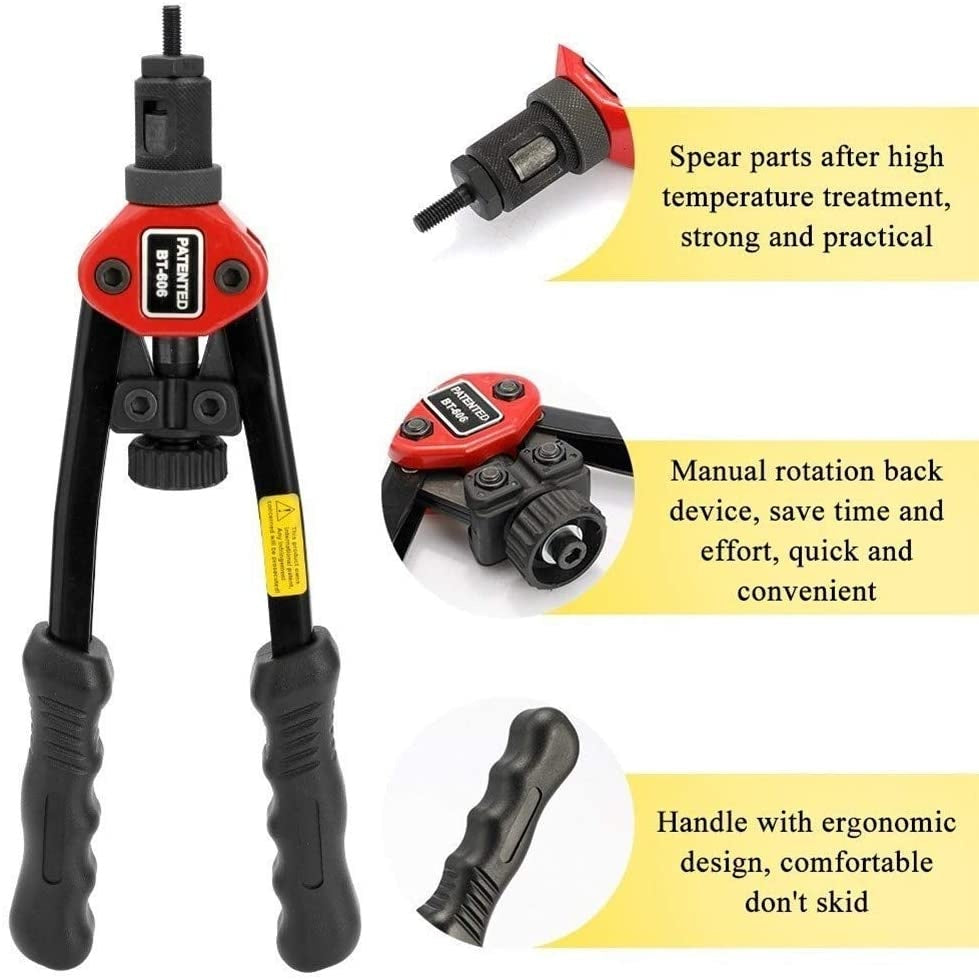 THREADED RIVET TOOL | WITH SET | M5, M6, M8, M10, M12 (M49570)