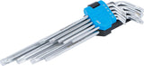 L-TYPE WRENCH SET | EXTRA LONG | T-STAR (FOR TORX) T10 - T50 | 9 PCS. (793)