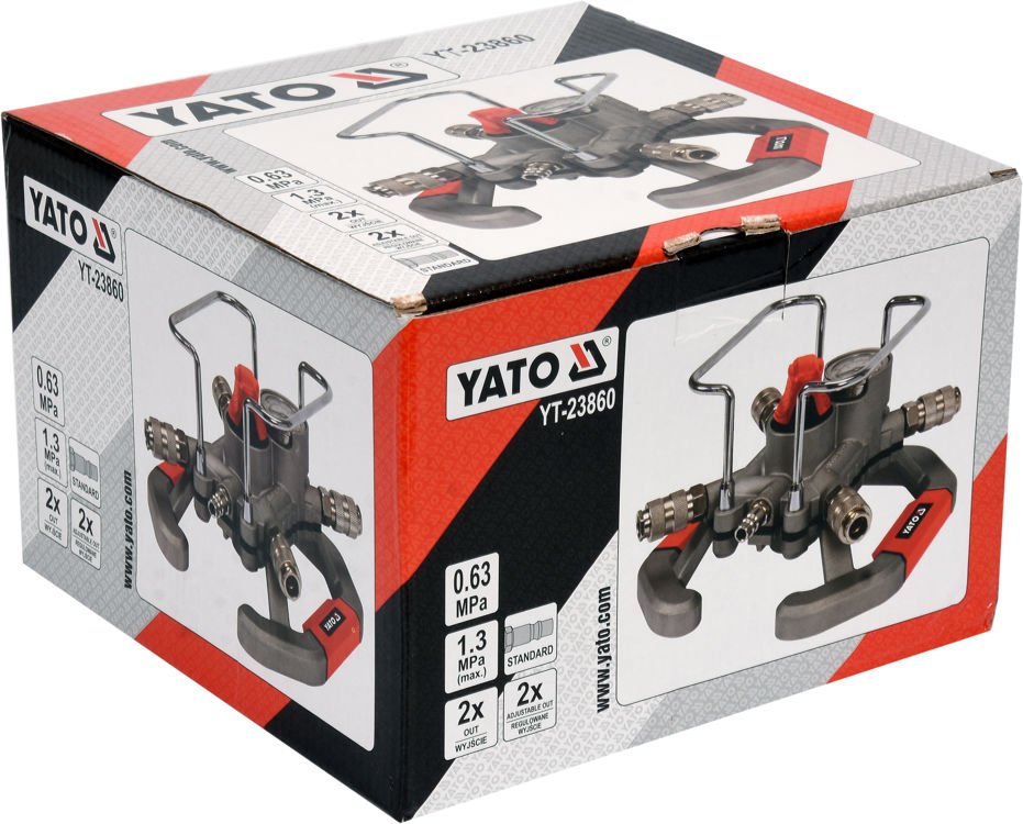 PNEUMATIC DISTRIBUTOR WITH PRESSURE CONTROL | 4 PORTS (YT-23860)