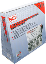 HOSE CLAMP SET | STAINLESS | ON DISPLAY BOARD | 111 PCS. (8095)