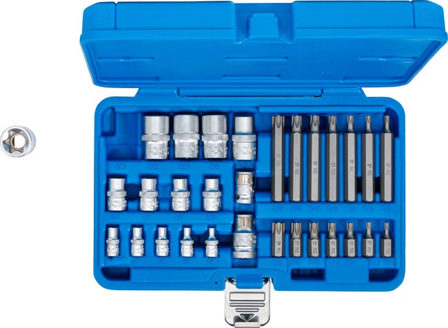 BIT AND SOCKET SET | E-TYPE / T-STAR (FOR TORX) | 30 PCS. (5025)