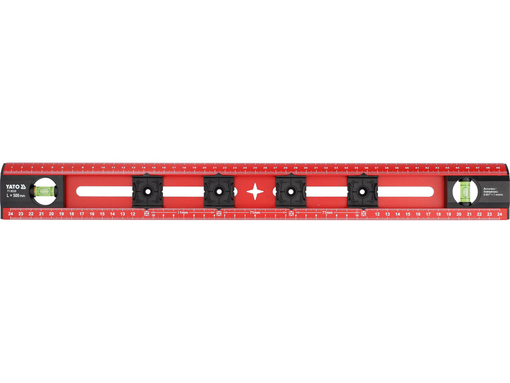 SPIRIT LEVEL FOR ELECTRICIANS 500MM (YT-30329)