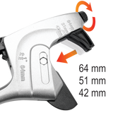 PE PIPE CUTTER 3-40-50-63 MM PTFE (YT-22295)
