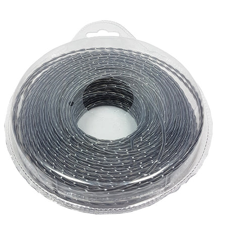 TRIMMER LINE FOR GRASS | BRAIDED / REINFORCED / TWISTED | 2.4 MM X 50 M (M830841)