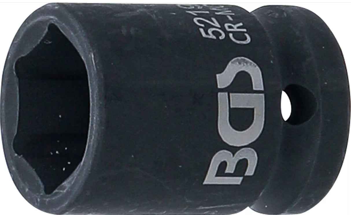 IMPACT SOCKET, HEXAGON | 12.5 MM (1/2") DRIVE | 19 MM (5219)