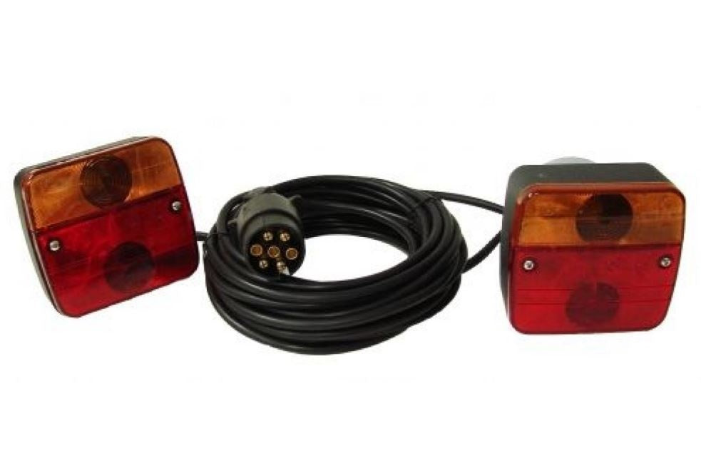 TRAILER LAMPS | MAGNETIC | WITH PLUG | 2 PCS. (MTL101B)
