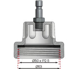 ADAPTOR NO. 6 FOR BGS 8027, 8098 | FOR DAEWOO, FORD, JAGUAR, JEEP, LAND ROVER, MERCEDES-BENZ, PONTIAC, PORSCHE, SAAB (8027-6)