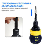 MULTIFUNCTIONAL TELESCOPIC RATCHETING SCREWDRIVER | SHORT | SET | 12 PCS. (RS12S)
