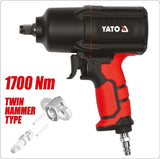 AIR IMPACT WRECH 1/2" 1700NM COMPOSITE (YT-09544)