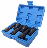 IMPACT BIT SET | WITH HOLE | 12.5 MM (1/2") | SPLINE (XZN) | 6 PCS. (S1121)