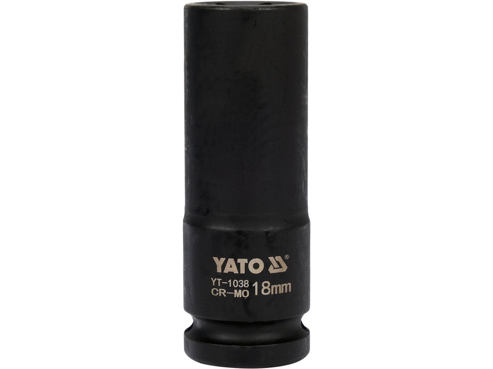 IMPACT SOCKET DEEP 1/2"X18MM (YT-1038)