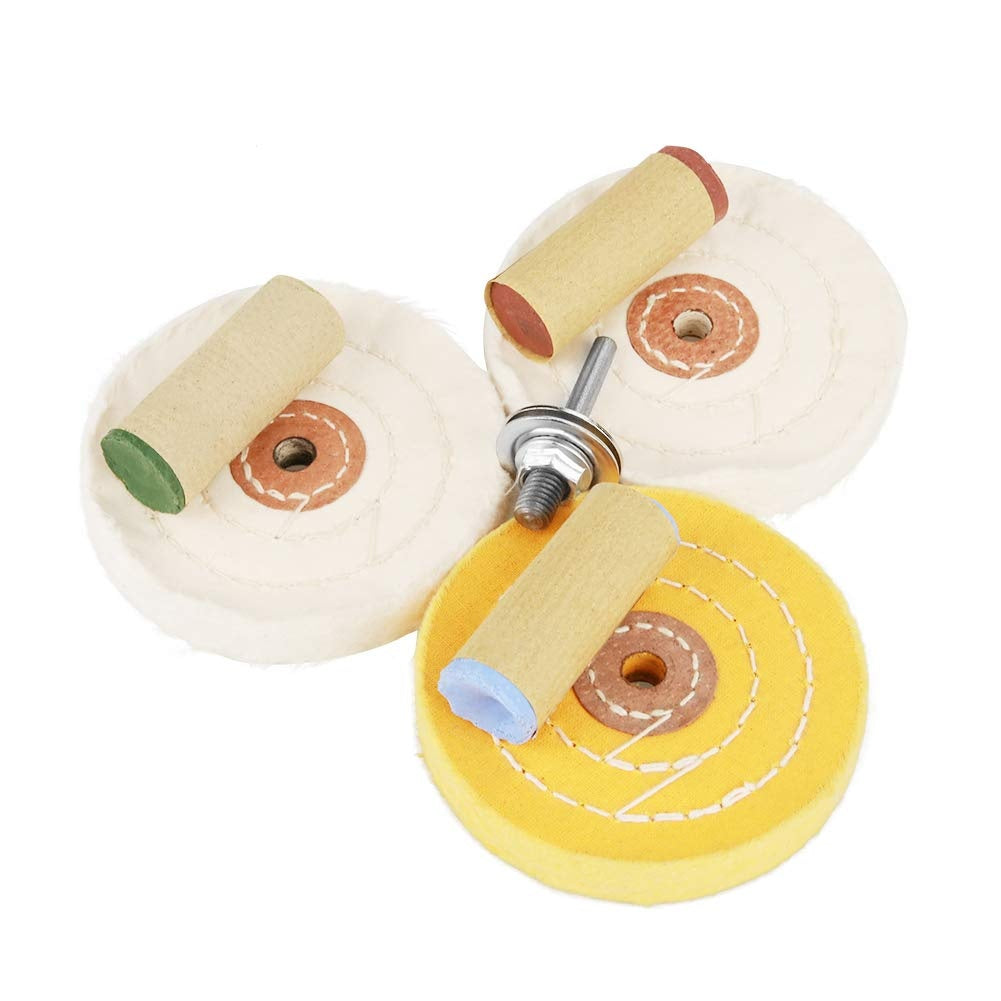 POLISHING AND CLEANING KIT | DISCS, PASTE AND CONNECTORS | 7 PCS. (CP07)