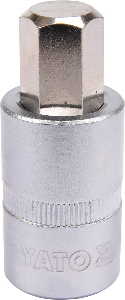 SOCKET BIT HEX 1/2" 14MM L55MM (YT-04387)