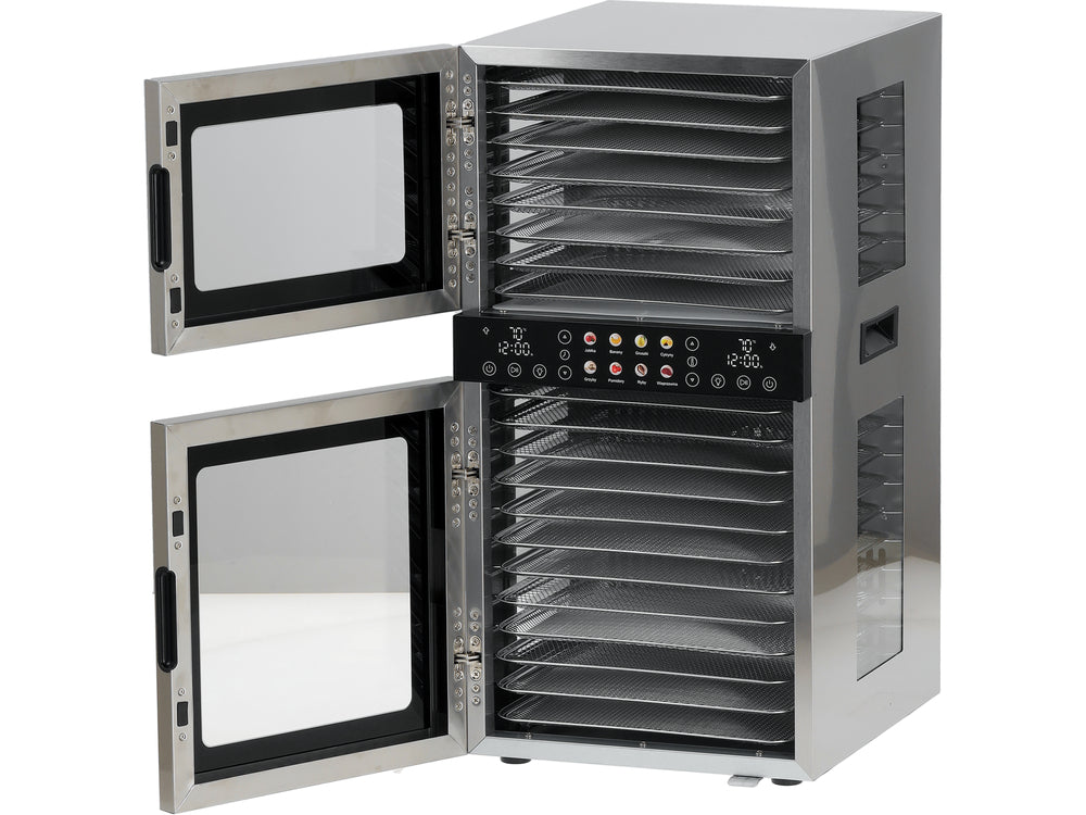 FOOD DEHYDRATOR: MUSHROOMS / BERRIES / FRUITS, ETC. | 20 TRAYS | 1500W (YG-16001)