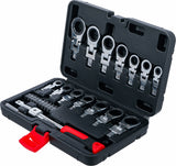 PUSH-FIT RATCHET RING WRENCH AND BIT SET | 6 - 20 MM | 27 PCS. (84529)