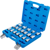 SOCKET SET, HEXAGON | 12.5 MM (1/2") DRIVE | 8 - 32 MM | 19 PCS. (9131)