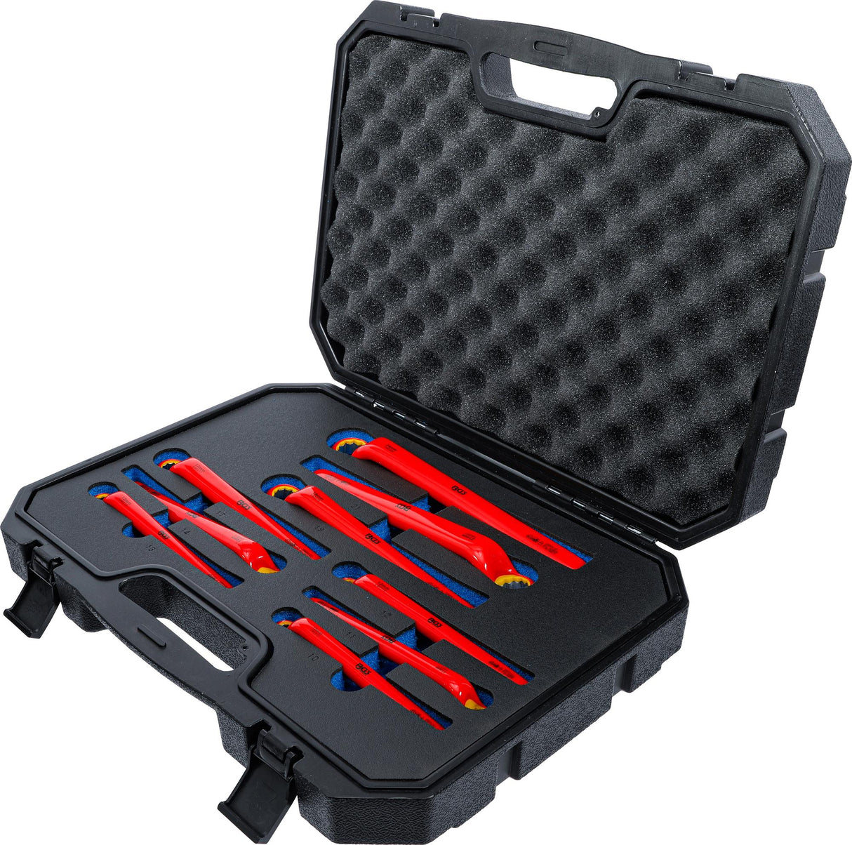 VDE SINGLE END RING SPANNER SET | DEEP OFFSET ENDS | 10 - 24 MM | 9 PCS. (72035)