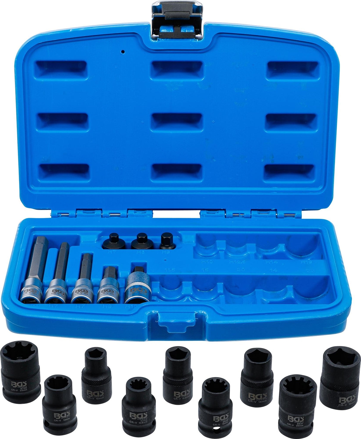BRAKE CALLIPER SOCKET AND BIT SOCKET SET | 17 PCS. (74283)