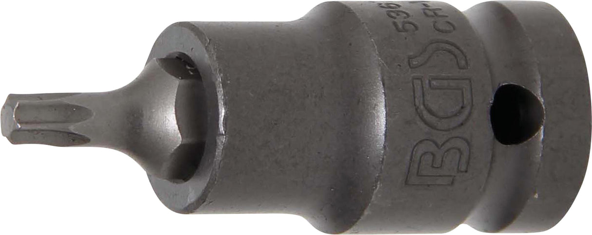 IMPACT BIT SOCKET | LENGTH 55 MM | 12.5 MM (1/2") DRIVE | T-STAR (FOR TORX) T27 (5367)