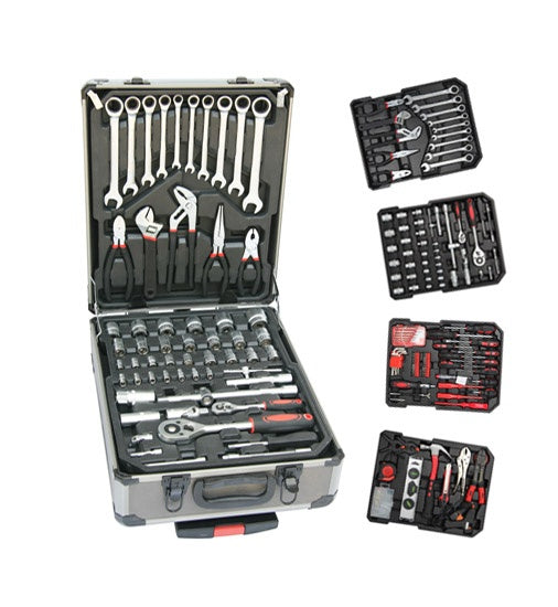TOOL SET IN ALUMINUM CASE | WITH WHEELS | 187 PCS. (SK58280)