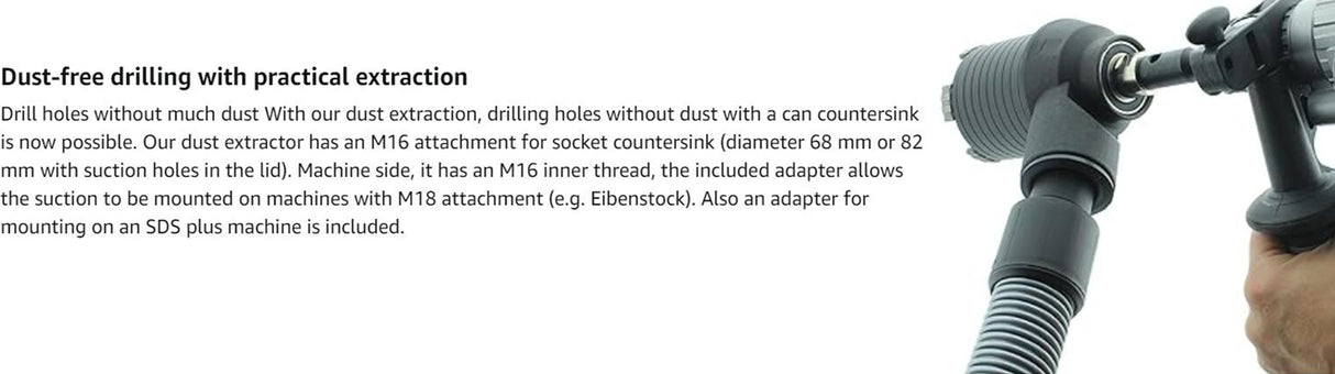 DIAMOND CORE DRILL BIT SET | SDS | 68 - 82 MM | DUST EXTRACTION (SR001)