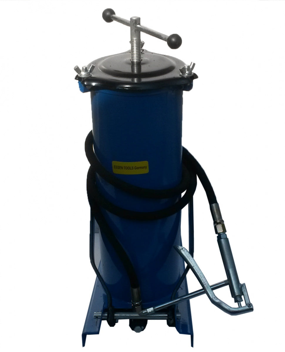 LUBRICATION TANK WITH FOOT PUMP | WITH WHEELS | 8 L (GP08F)