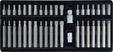 SCREWDRIVER BIT SET/HEX,TORX,SPLINE/40PC (YT-0400)