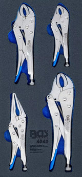 TOOL TRAY 1/3: LOCKING PLIERS | 4 PCS. (4040)