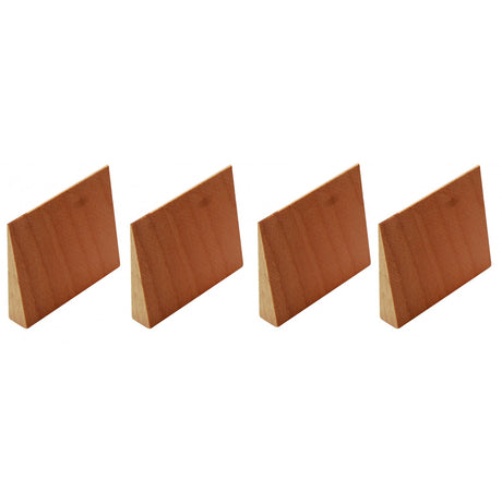 WOODEN WEDGES SET | 4 PCS. (86678)