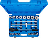 SOCKET SET 12-POINT | 20 MM (3/4") DRIVE | 21 PCS. (1223)