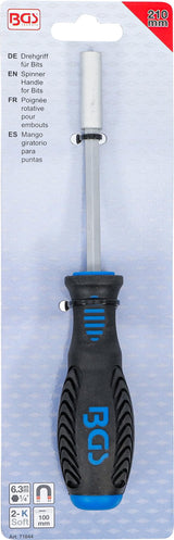SPINNER HANDLE FOR BITS | INTERNAL HEXAGON 6.3 MM (1/4") | 210 MM (71044)