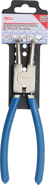 CIRCLIP PLIERS | ANGLED | FOR OUTSIDE CIRCLIPS | 225 MM (650-1)