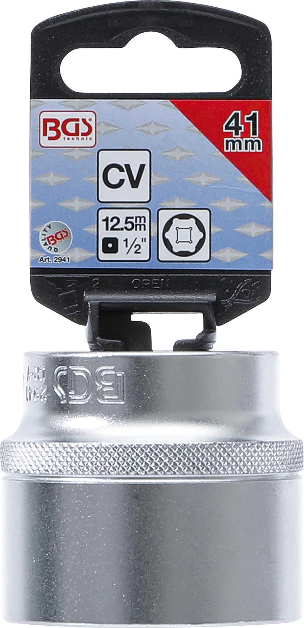 SOCKET, HEXAGON | 12.5 MM (1/2") DRIVE | 41 MM (2941)