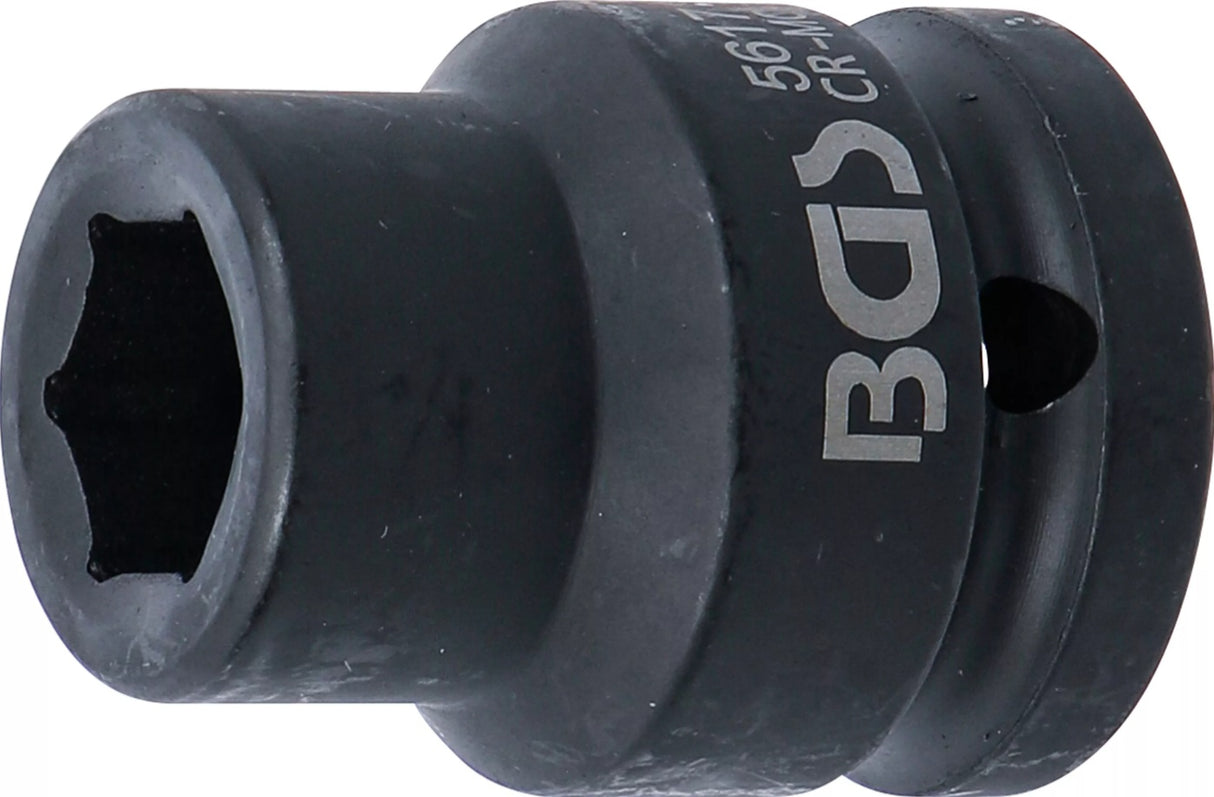 IMPACT SOCKET, HEXAGON | 20 MM (3/4") DRIVE | 17 MM (5617)