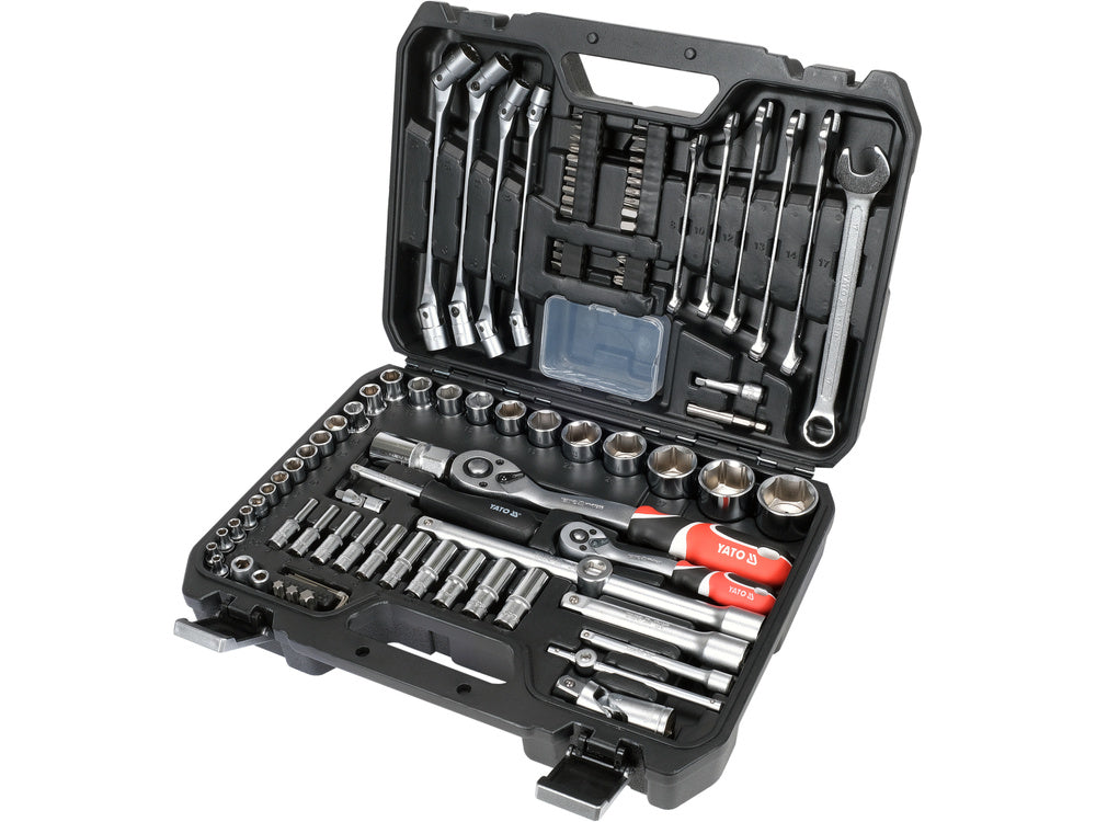 93 PCS DRIVE SOCKETS SET 1/4" 1/2" (YT-38784)
