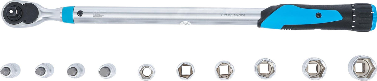 TORQUE WRENCH SET | 12.5 MM (1/2") | 40 - 200 NM | 11 PCS. (2865)