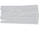 RELEASABLE CAB TIES 7,6X300MM 50PCS WHI (YT-70665)