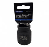 IMPACT SOCKET HEX | 20 MM (3/4") | 32 MM (S34-32)