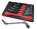 RATCHET BOX-END WRENCHES | FLEX DOUBLE-SIDED | 8 X 9 - 18 X 19 MM | 6 PCS. (FRS6)