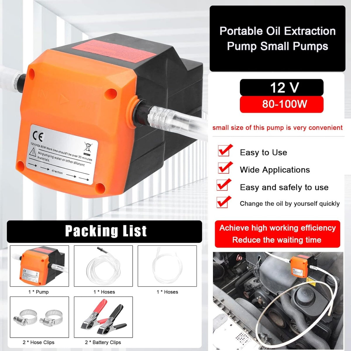 OIL AND DIESEL EXTRACTION PUMP | 12V (EP12C)